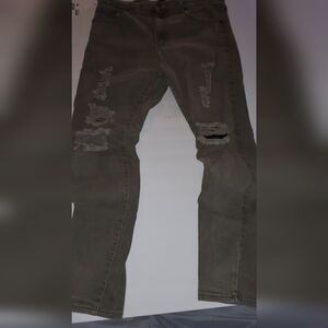 Olive green jeans